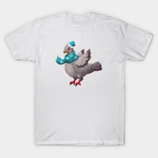 Cute Pigeon Drawing T-Shirt